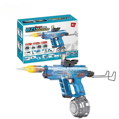 PISTOLA DE AGUA ELECTRICA UZI RGB RECARGABLE